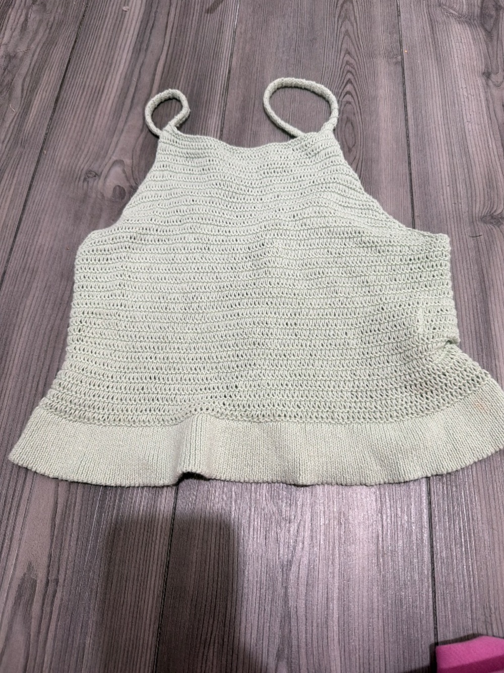 Zara crochet tank top
